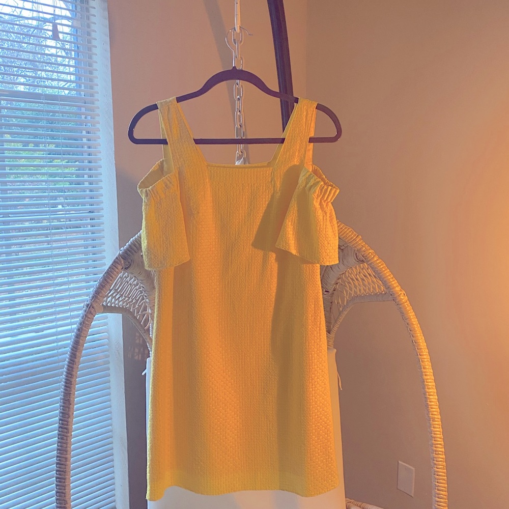 Cold shoulder spring dress